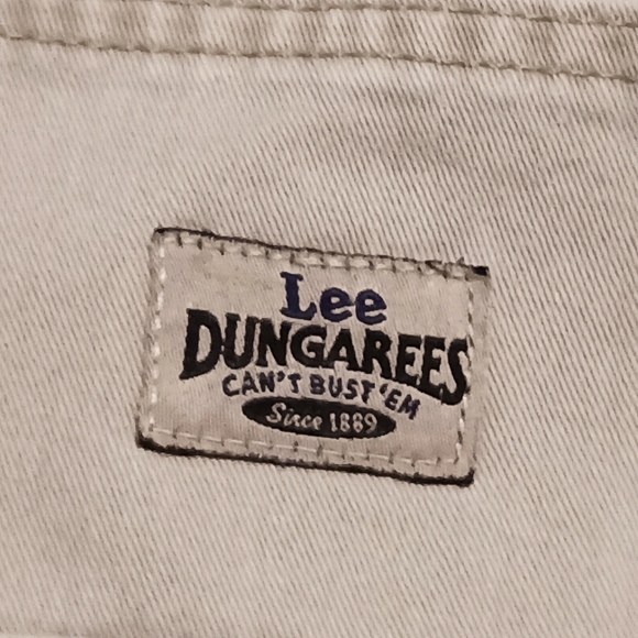 Lee Dungarees Men's Size 32L Carpenter Utility Beige Khaki Shorts - Picture 7 of 13